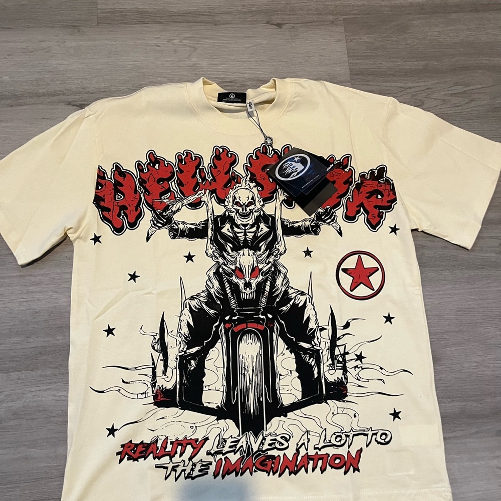 Cream Graphic T-Shirt